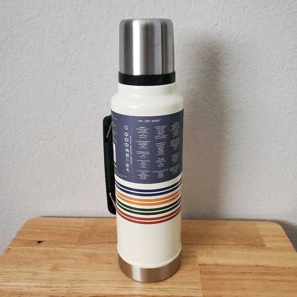 Pendleton Stanley Vacuum Bottle White 1.5 QT New - Picture 3 of 7